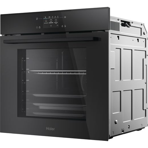 Haier ID Series 2 Built In Electric Single Oven - Black - Left perspective shot