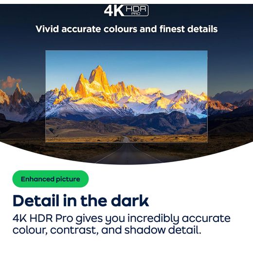 TCL T6C 85" 4K Ultra HD QLED Smart Fire TV - AO Annotation - 4K-HDR-PRO