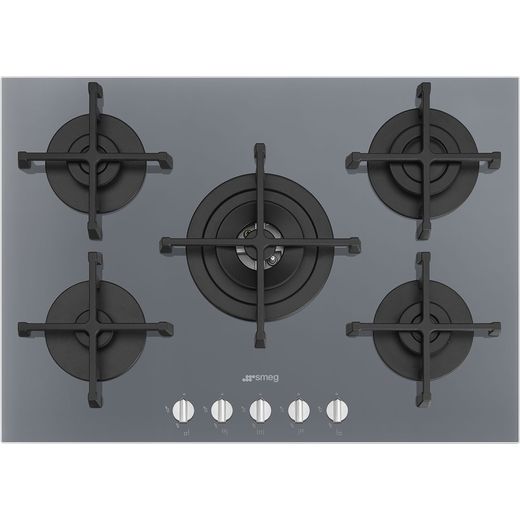 Smeg Piano Design PV275S 72cm Gas Hob - Silver
