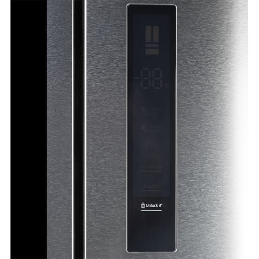 Beko American Fridge Freezer - Brushed Steel - Control panel
