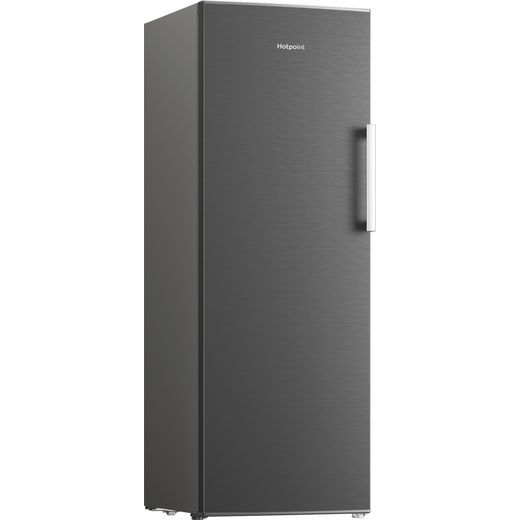 Hotpoint HPMFF 1292 XBR4UK 171cm Upright Freezer - Inox - Right perspective