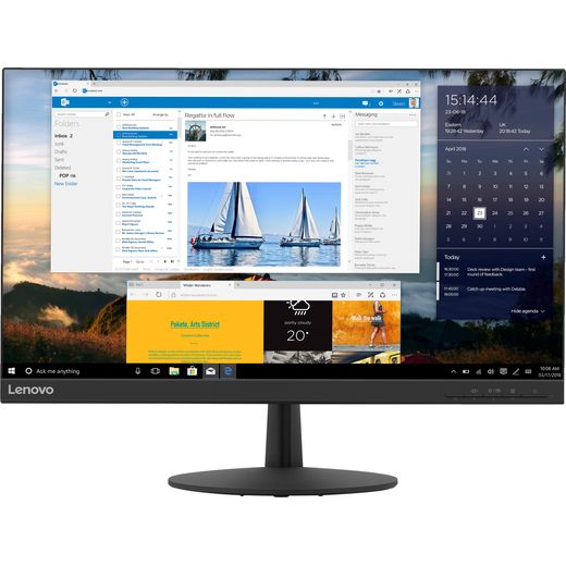 Lenovo L24q-30 Quad HD 23.8" 75Hz Monitor with AMD FreeSync - Black