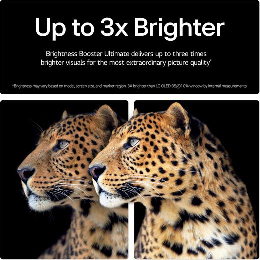 LG G56LS 4K Ultra HD Smart TV - Annotation - 3x brighter shot