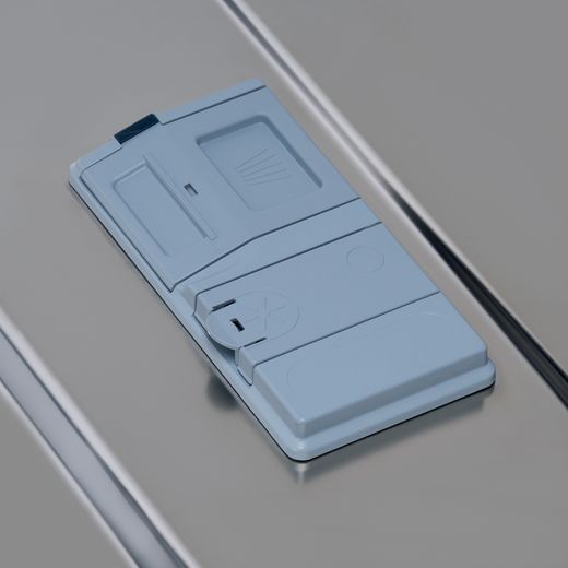 Hotpoint Fully Integrated Standard Dishwasher - Silver with Fixed Door Fixing Kit - Tablet tray