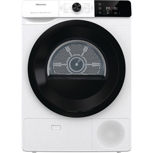 Hisense DCGE802 8Kg Condenser Tumble Dryer - White - B Rated