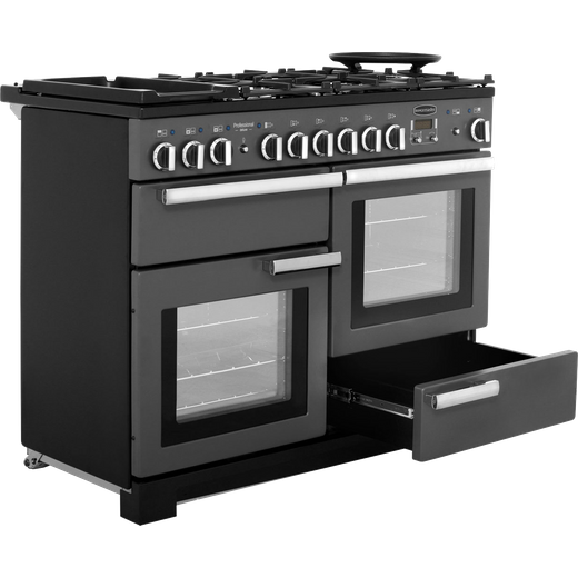 Rangemaster Professional Deluxe 110cm Dual Fuel Range Cooker - Slate