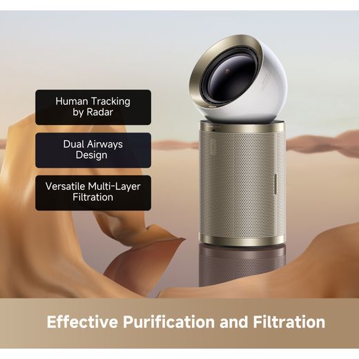 Dreame PM10 CVF24A Air Purifier - Grey - annotation - effective purification shot