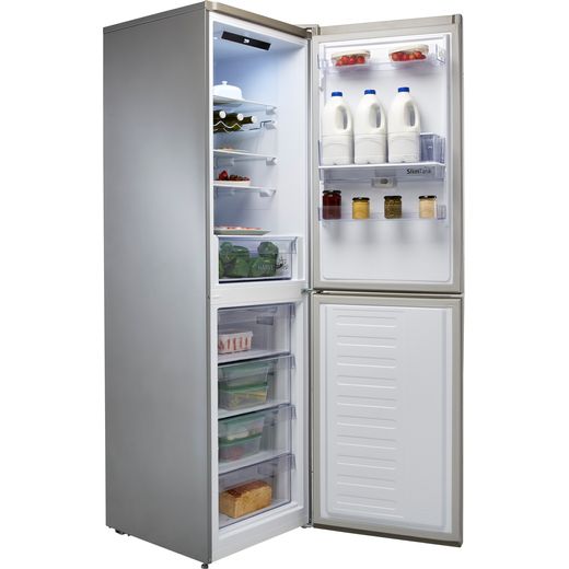 Beko HarvestFresh Frost Free Fridge Freezer - Stainless Steel