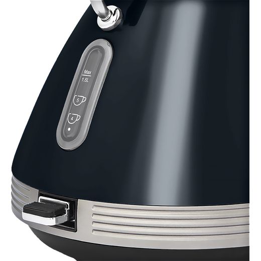 Morphy Richards 100334 Kettle - Onyx - Close up control button shot