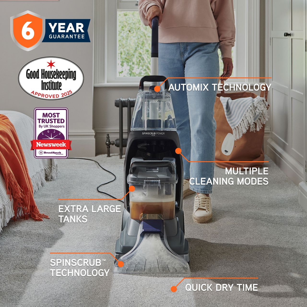 CDCW-SSXA_GIB | Vax Carpet Cleaner | ao.com