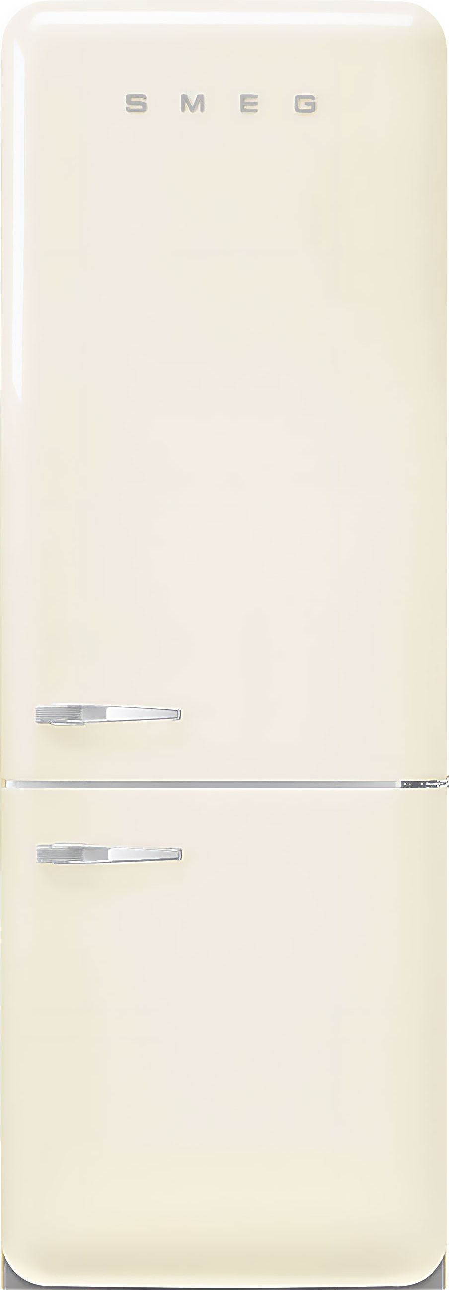 Smeg FAB38RCR6 Fridge Freezer - 50s Style Retro - Cream - 481L Total Capacity - Freestanding - D Rated