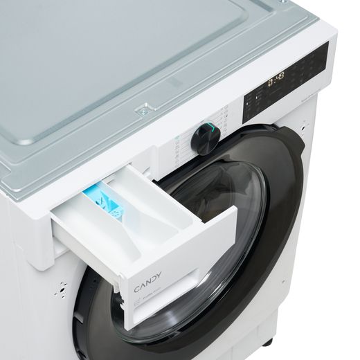 Candy ProWash BC4S49M6DB8J-80 Integrated 9kg WiFi Connected Washing Machine with 1400 rpm - White - Detergent drawer