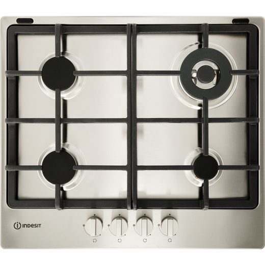 Indesit Aria THP641W/IX/I Built In Gas Hob - Stainless Steel