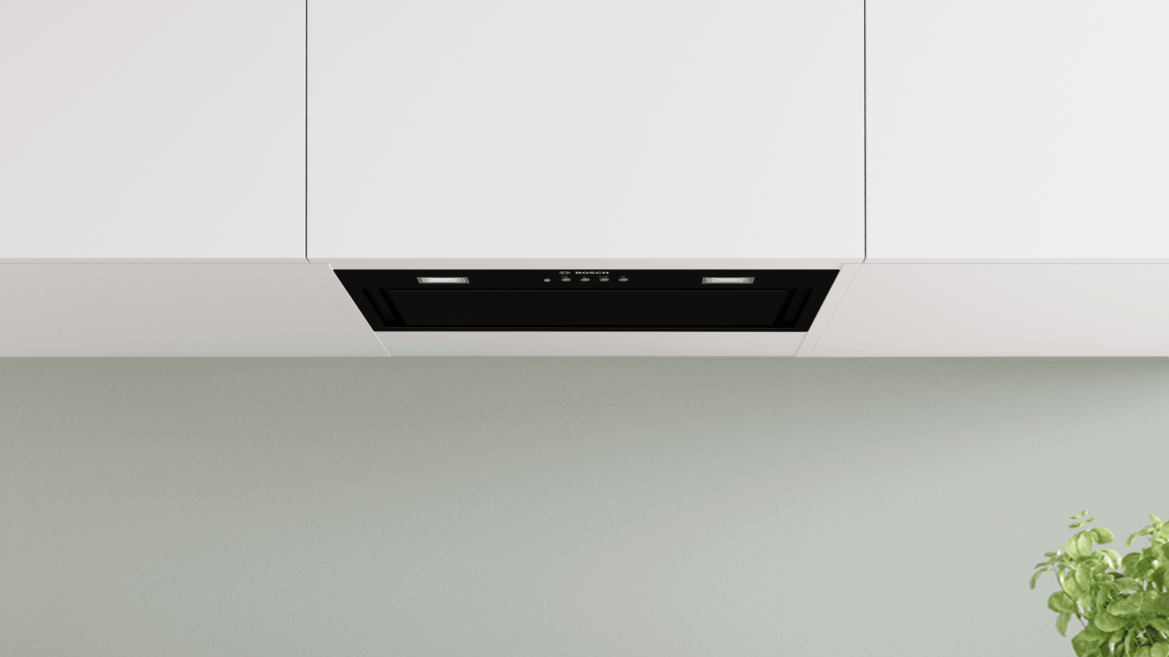 Image of Bosch Series 6 DLN56AC60B 52 cm Canopy Cooker Hood - Black, Black