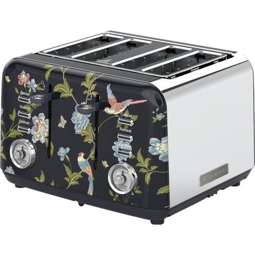 Tower Laura Ashley VQSBT583BSUK 4 Slice Toaster - Blue / Silver