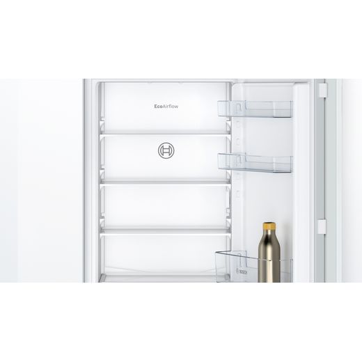 Bosch Integrated Fridge Freezer - White - Close up inside shot