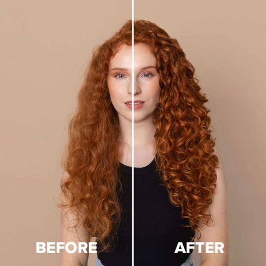 Bellissima Italia Ceramic Diffon Diffuser BEL11887 Hot Air Styler - Black - Annotation - Before and after shot