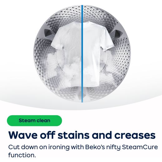 Beko 7Kg / 5Kg Washer Dryer - White - AO Annotation -  SteamCure
