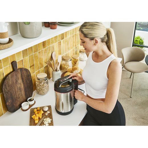 Morphy Richards Sauté and Soup 501014 1.6 Litre Soup Maker - Stainless Steel - Touching controls