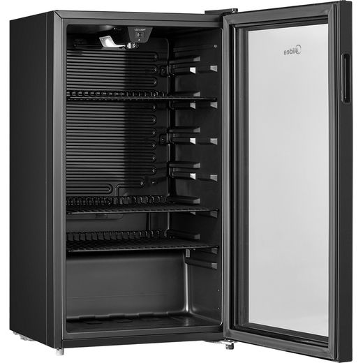 Midea Wine Cooler - Black - right perpsective door open shot