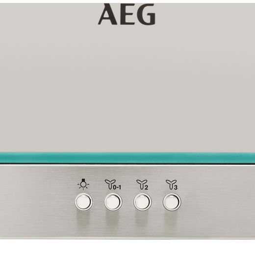 AEG DTB3652M 60 cm Chimney Cooker Hood - Stainless Steel / Glass