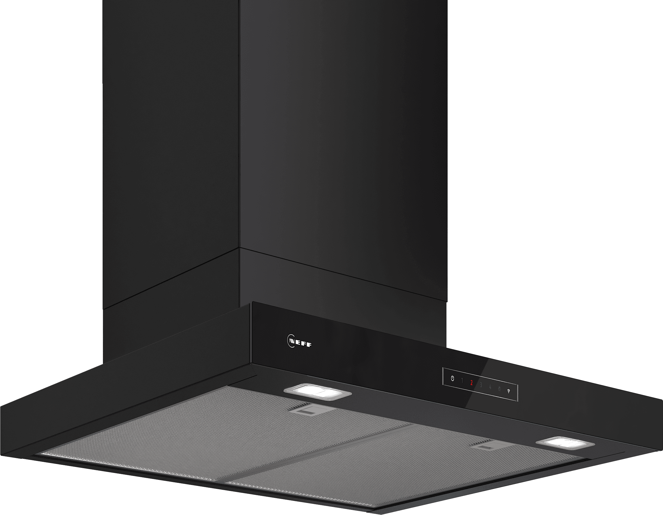 Image of NEFF N70 D67BDN2S0B 60cm Cooker Hood - Black, Black