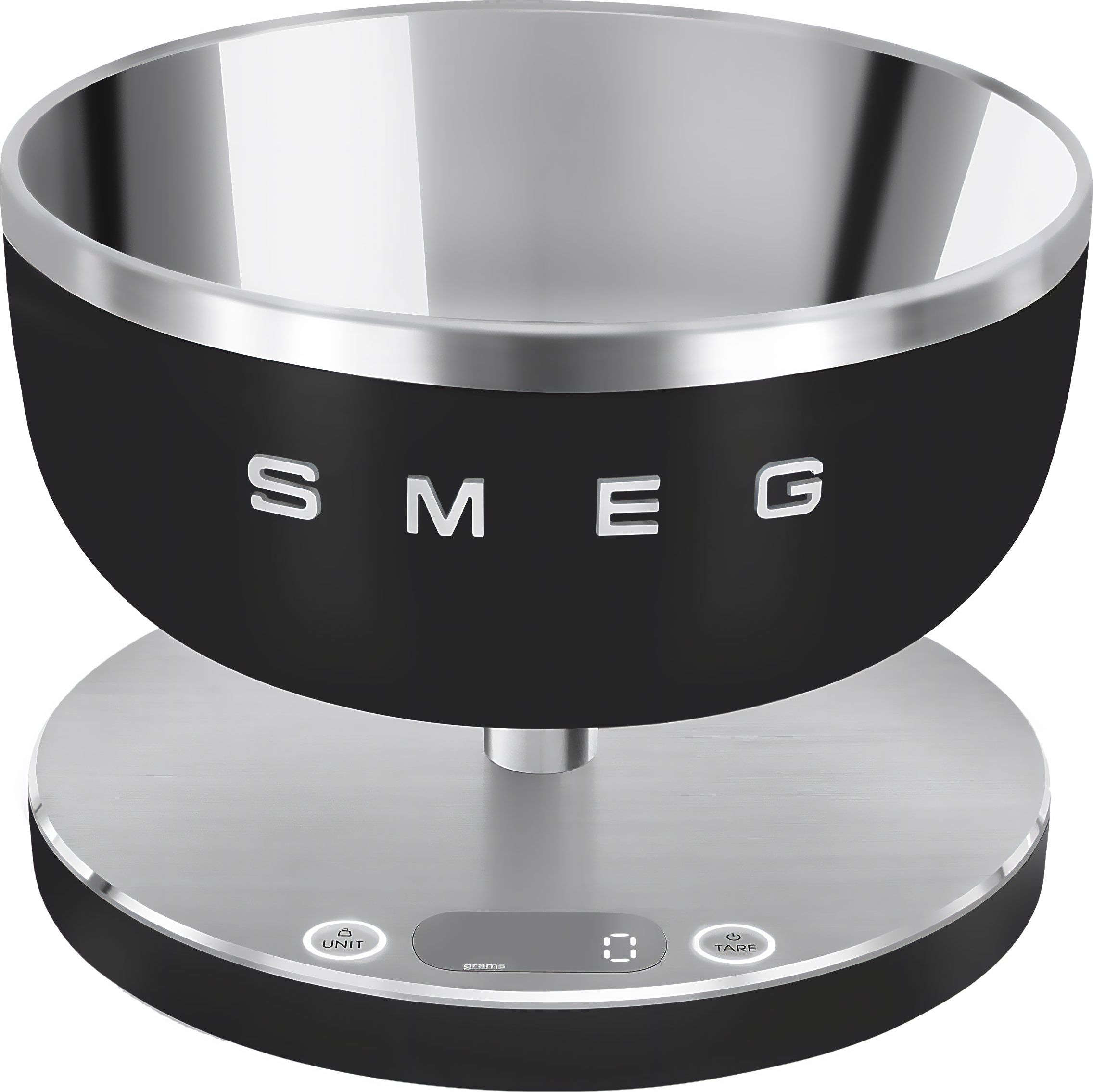 Smeg - Kitchen Scale - 5kg Capacity - Black - Stainless Steel Bowl