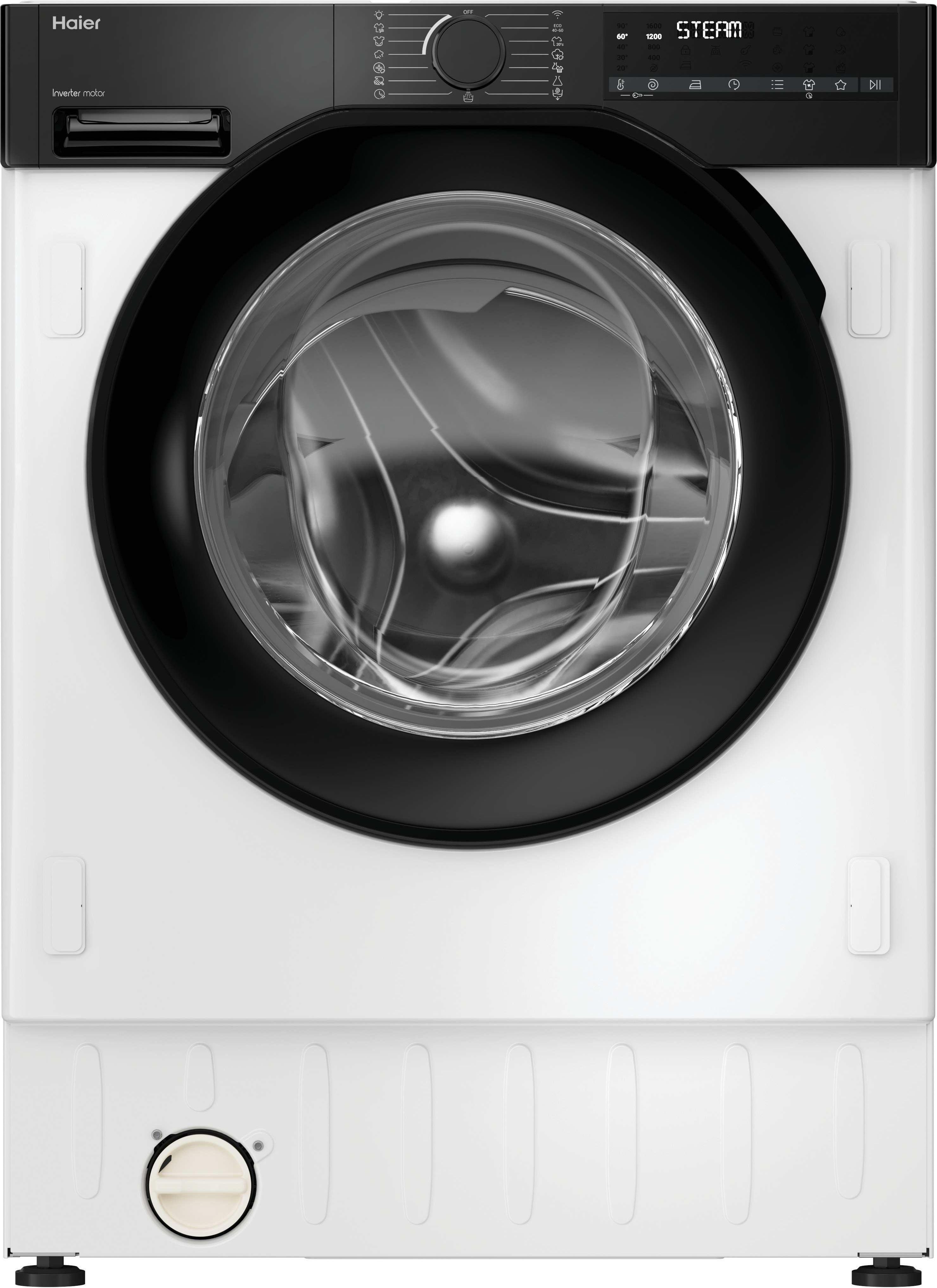 Haier 9kg Washing Machine - White - 1600 RPM - hOn App Enabled