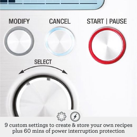 Sage The Custom Loaf Pro Bread Maker - Stainless Steel - Annotation - 9 custom setting shot