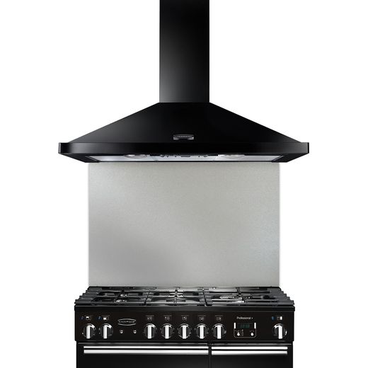 Rangemaster LEIHDC90BC 90 cm Chimney Cooker Hood - Black / Chrome