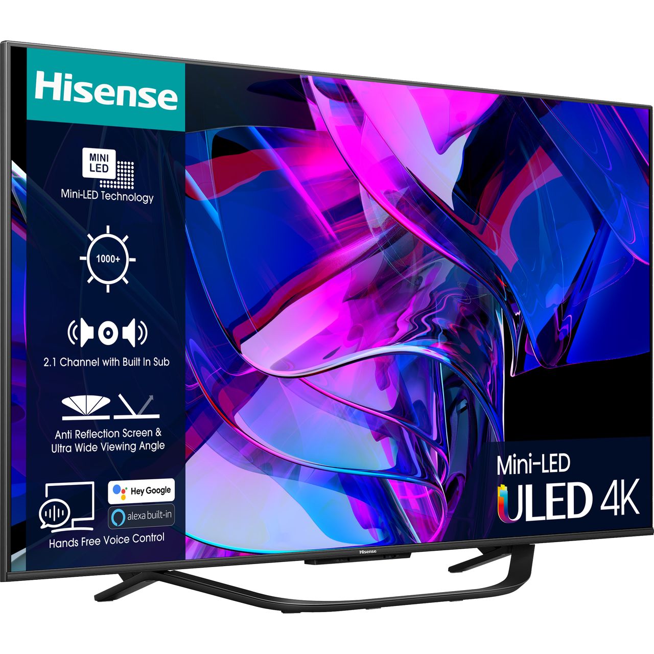 55型 テレビ 美品 Hisense ハイセンス 55E8000 TV 家電本体傷無し比較的美品です
