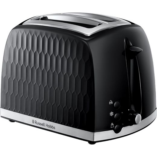 Russell Hobbs Honeycomb 26061 2 Slice Toaster - Black