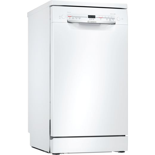 Bosch Serie 2 SRS2IKW04G Slimline Dishwasher - White - F Rated