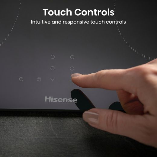 Hisense Hi2 HIPK2ABP60CE Built In Electric Single Oven and Ceramic Hob Pack - Annotation - Touch control shot