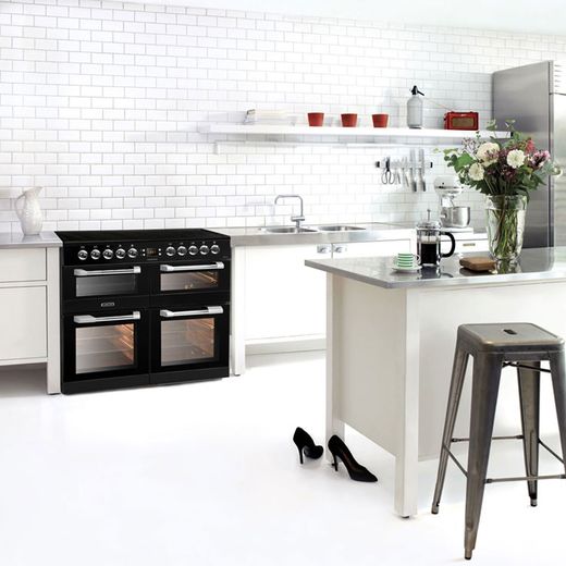 Leisure Cuisinemaster CS100C510K 100cm Electric Range Cooker with Ceramic Hob - Black