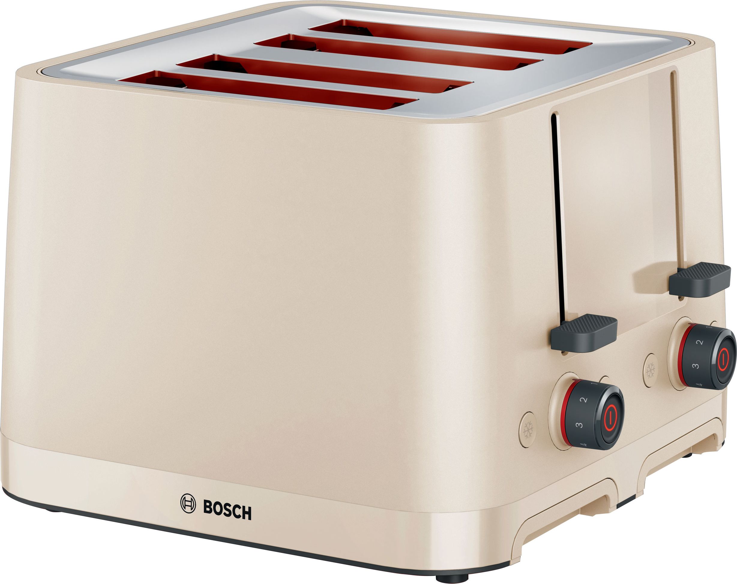 Bosch MyMoment Infuse TAT3M147GB 4 Slice Toaster - Cream, Cream