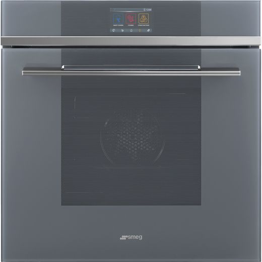 Smeg Linea SFP6104SPS Built In Electric Single Oven with added Steam Function - Silver - A+ Rated