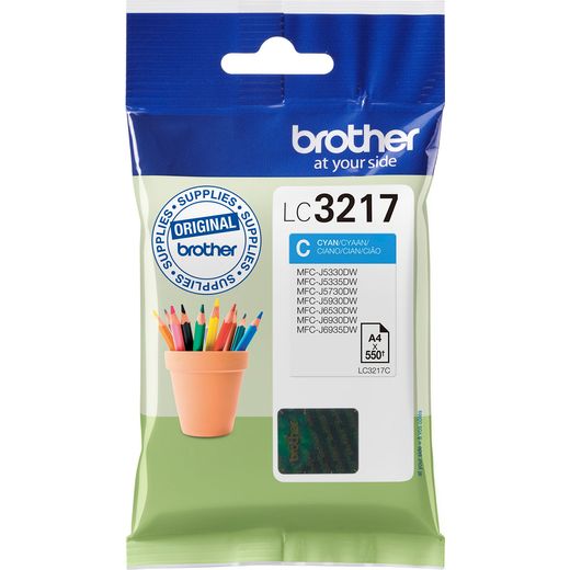 Brother LC3217C Cyan Ink Cartridge