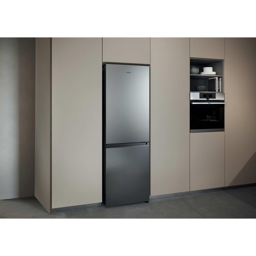Haier Combi Series 3 HDPR3618CNPK 185cm Fridge Freezer - Inox - Fridge freezer in kitchen