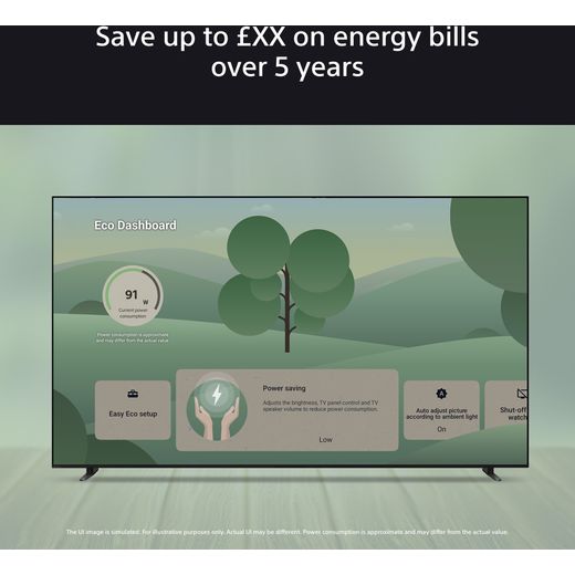 Sony BRAVIA 3 S35B 85" 4K Ultra HD Smart Android TV - Annotation - Saving energy shot
