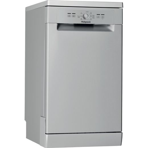 Hotpoint HSFE1B19SUKN Slimline Dishwasher - Silver - A+ Rated