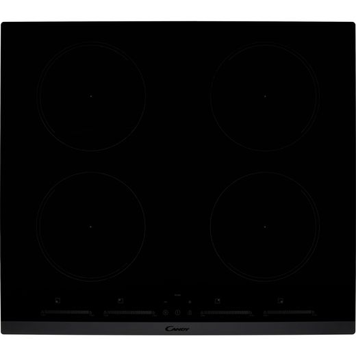 Candy CIES642MCTT Built In Induction Hob - Black / Stainless Steel
