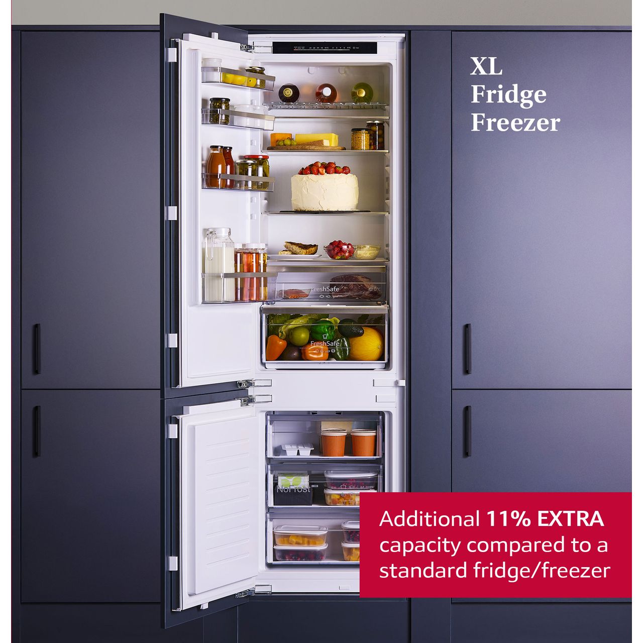 NEFF N50 290L built-in fridge freezer | KI7962FD0_WH | ao.com