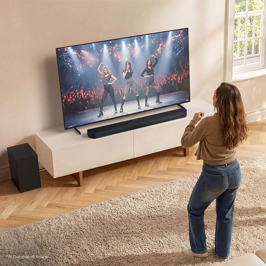 Samsung Q-Series HW-Q600H Bluetooth 3.1.2 Soundbar - Black - Soundbar in room