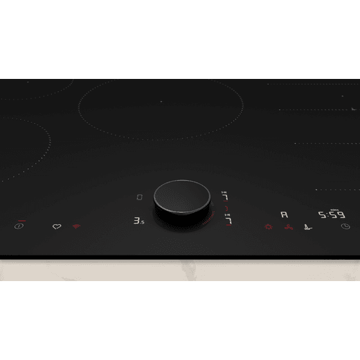 NEFF N90 T68NUV4A0 80cm Induction Hob - Black - Control panel