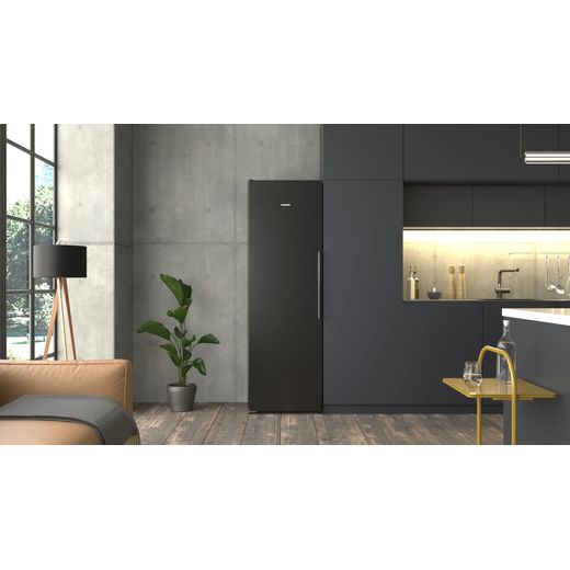 Siemens IQ-500 KS36NAXCG Integrated Upright 186cm Fridge - Black - Fridge in kitchen