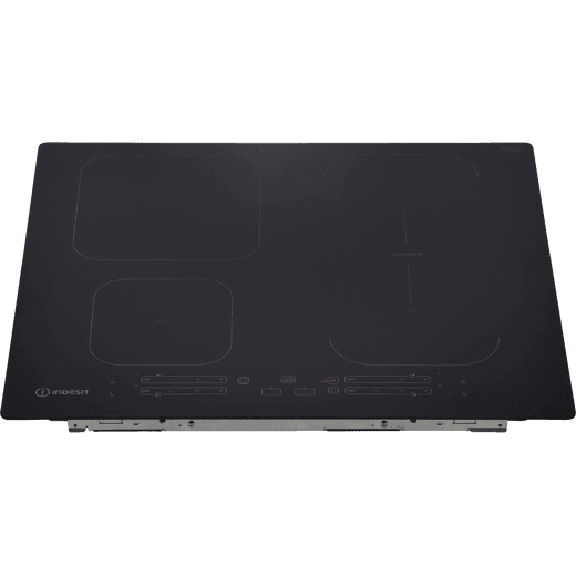 Indesit IB65B60NE 59cm Induction Hob - Black - Low perspective