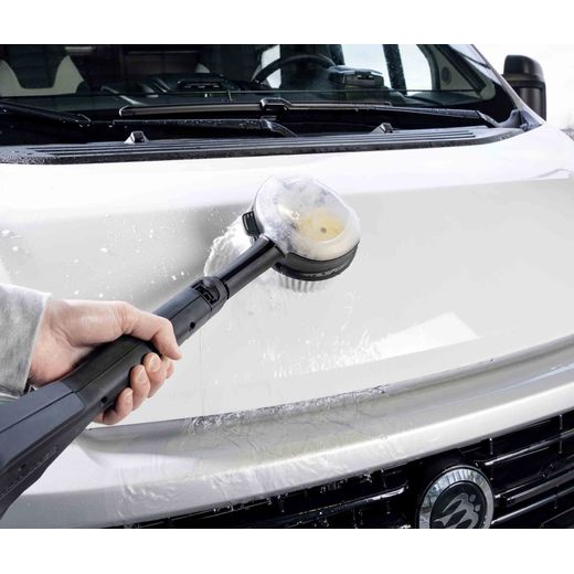 Kärcher K 4 WCM Flex eco!Booster Car & Home Pressure Washer - Person cleaning car