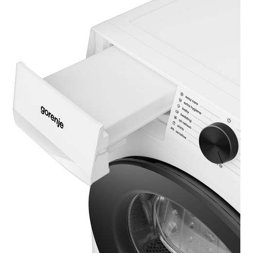 Gorenje G200 Series DG2P8E/UK 8Kg Heat Pump Tumble Dryer - White - Detergent drawer open