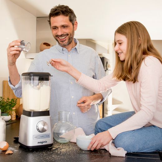 Magimix Power 11630 1.8 Litre Blender with 2 Accessories - Satin Steel